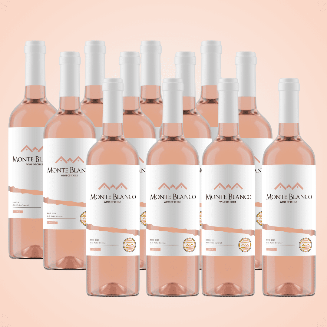 65% OFF, Pack 12 vinos Monte Blanco Rose