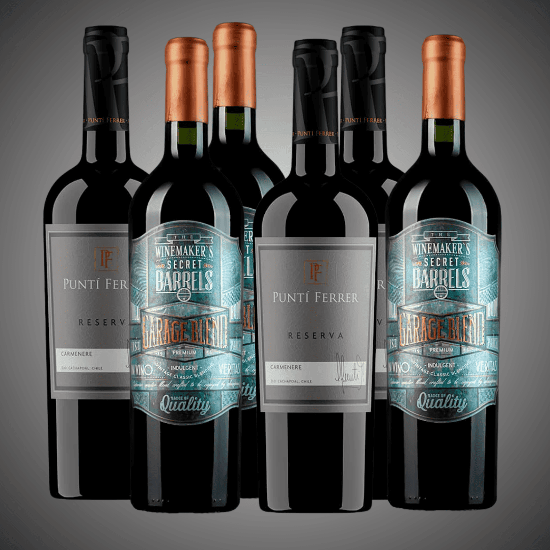 Pack 6 vinos, Lo mejor del carmenere