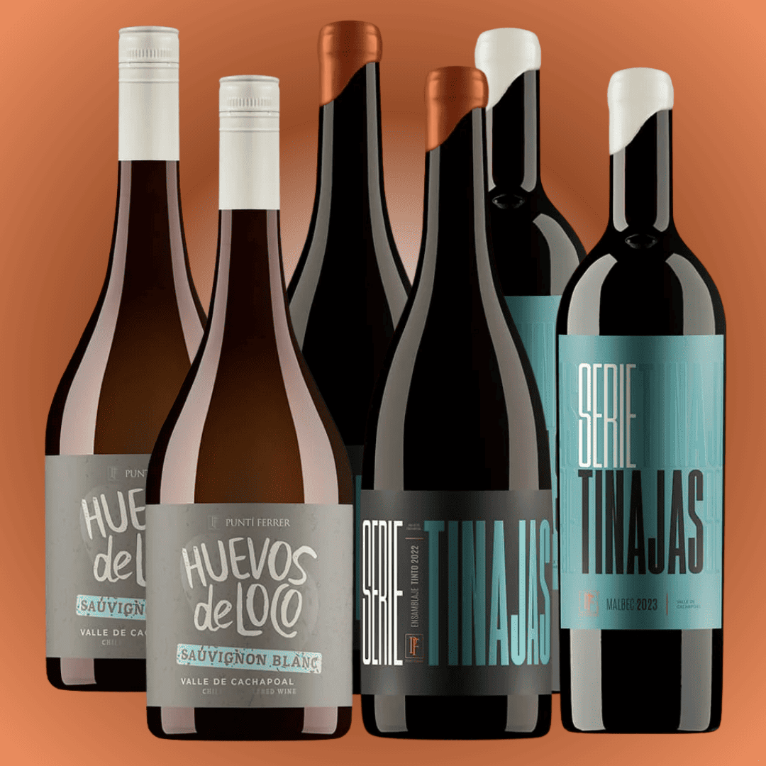 50% OFF, Pack 6 vinos Serie innovación