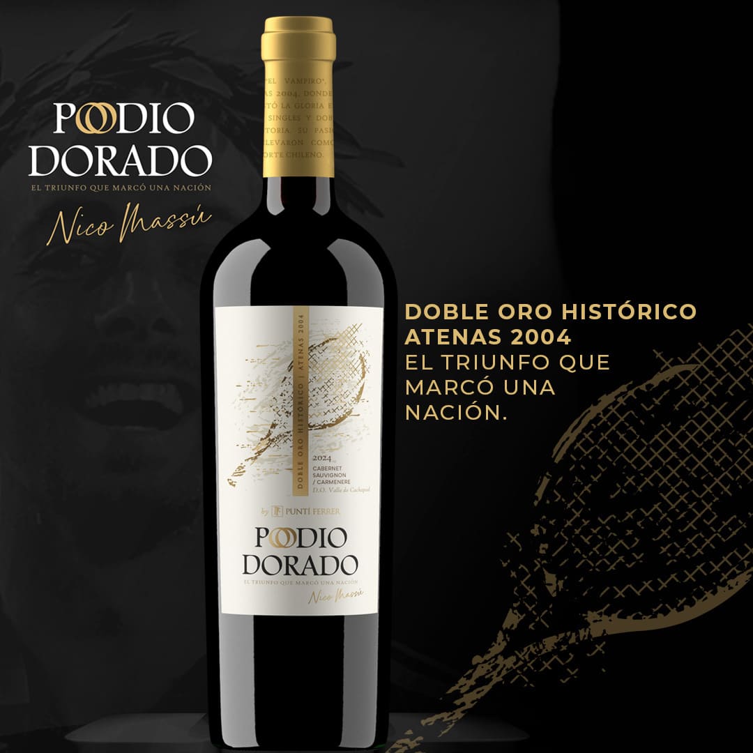 Red Blend, Podio Dorado vino Nicolas Massú